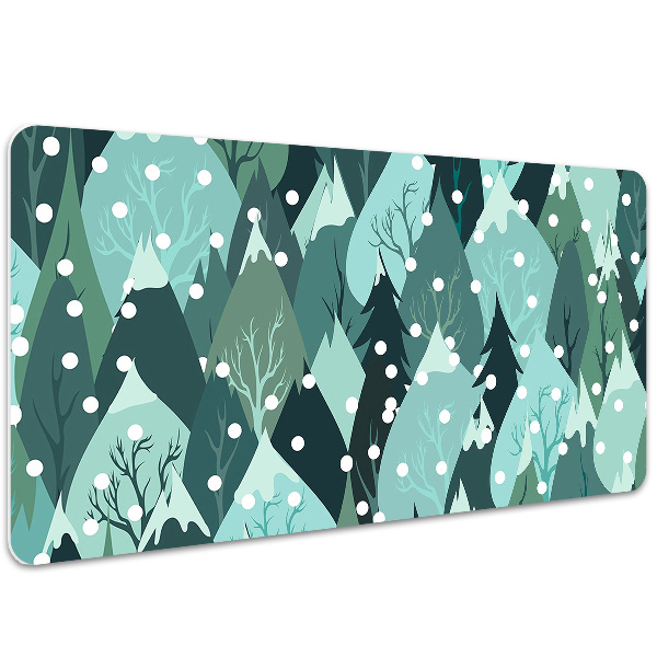 Large desk mat for children cold mountain
