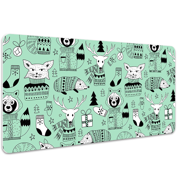 Full desk pad Scandinavian zoo