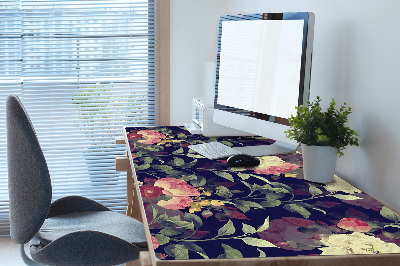 Full desk mat Vintage flowers