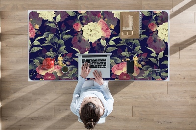 Full desk mat Vintage flowers