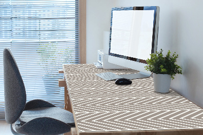 Full desk mat Herringbone pattern