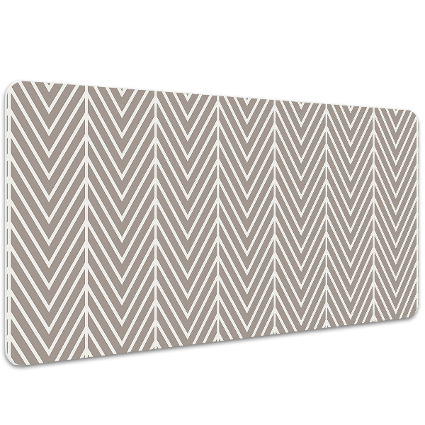 Full desk mat Herringbone pattern