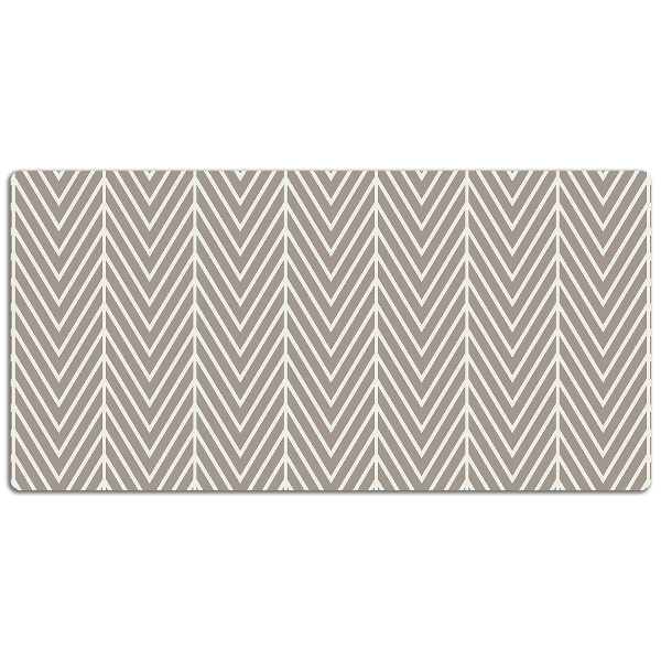 Full desk mat Herringbone pattern