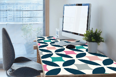 Full desk pad Pastel retro pattern