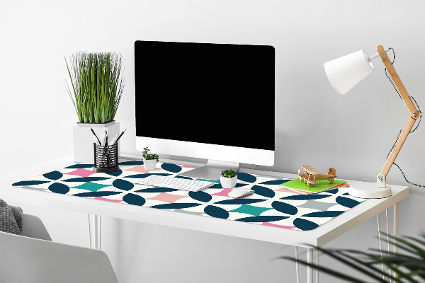 Full desk pad Pastel retro pattern