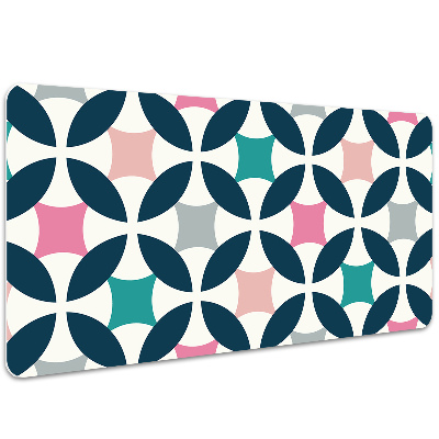 Full desk pad Pastel retro pattern