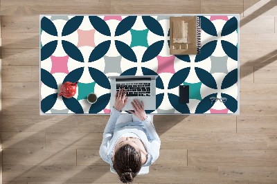 Full desk pad Pastel retro pattern