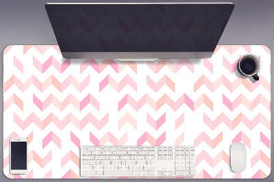 Full desk pad geometric herringbone