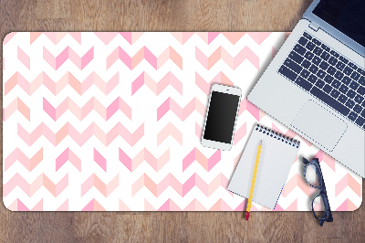 Full desk pad geometric herringbone