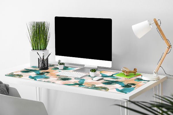 Full desk mat watercolor birds