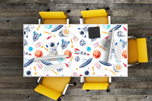 Large desk mat for children Astronaut