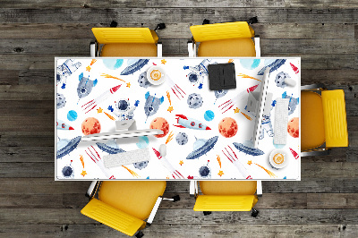 Large desk mat for children Astronaut