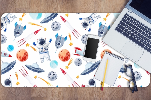 Large desk mat for children Astronaut