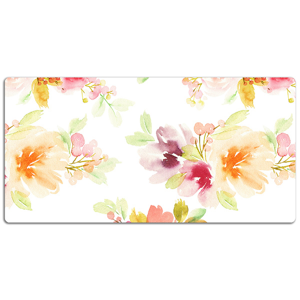 Large desk pad PVC protector vintage pattern