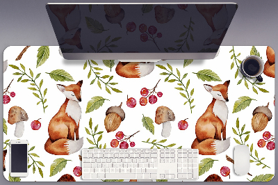 Full desk protector Fox and the fruits of the forest