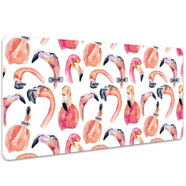 Full desk protector crazy Flamingos