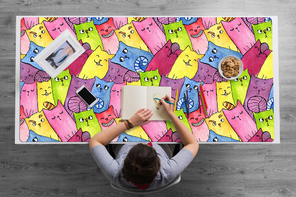 Desk pad happy cats