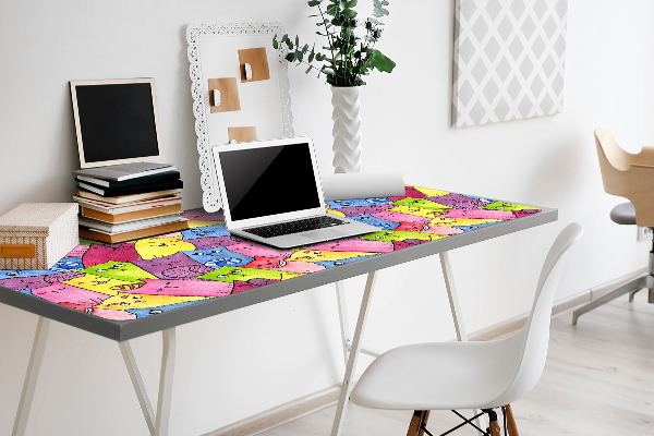 Desk pad happy cats