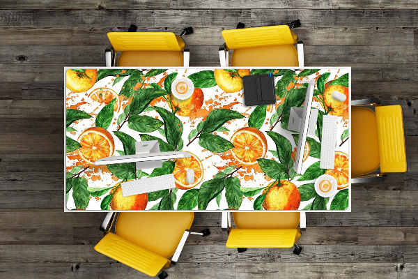 Large desk mat for children Oranges