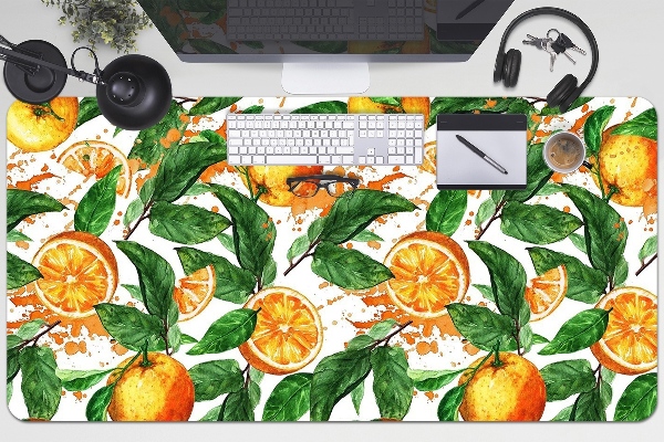 Large desk mat for children Oranges