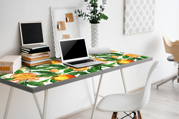 Large desk mat for children Oranges