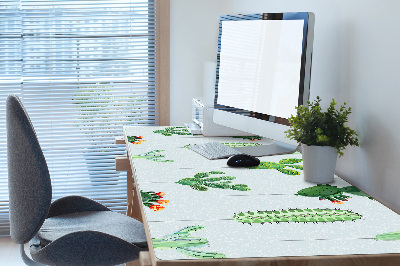 Large desk mat for children cacti