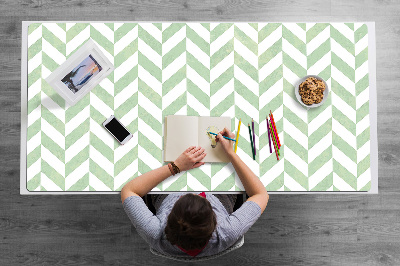 Full desk mat Herringbone pattern