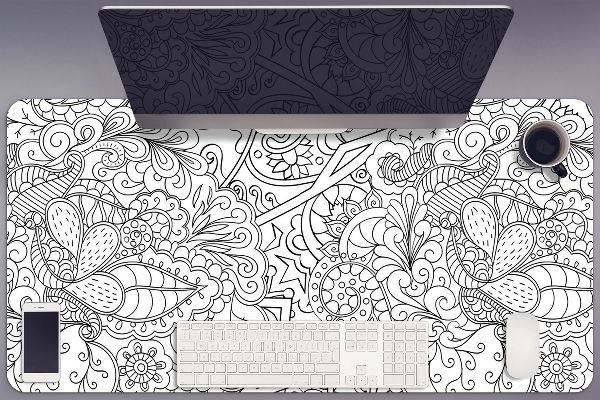 Full desk pad abstract pattern