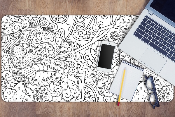 Full desk pad abstract pattern