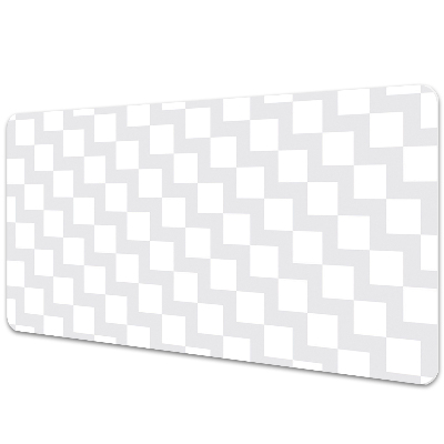 Full desk protector 3D pattern of squares