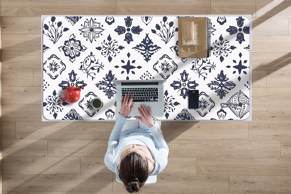Desk pad Moroccan pattern