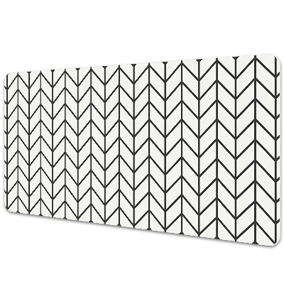 Full desk mat Herringbone pattern