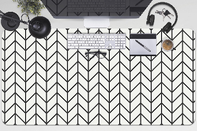 Full desk mat Herringbone pattern