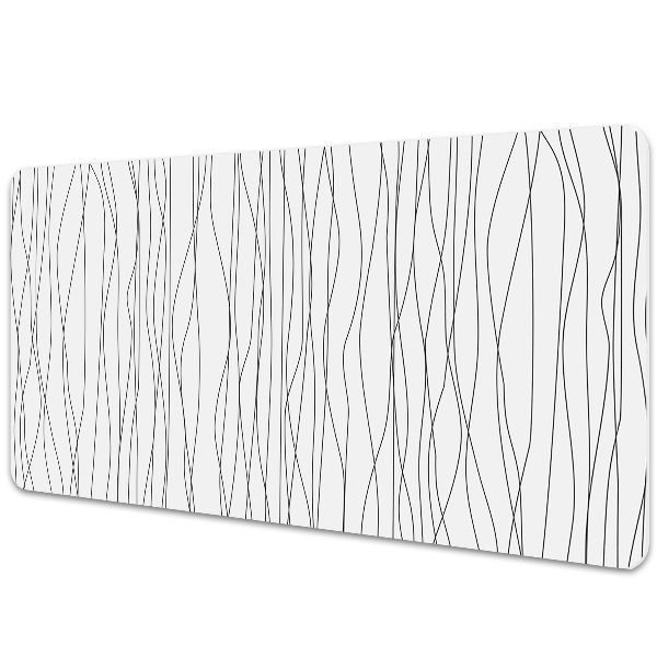 Full desk protector chaotic lines