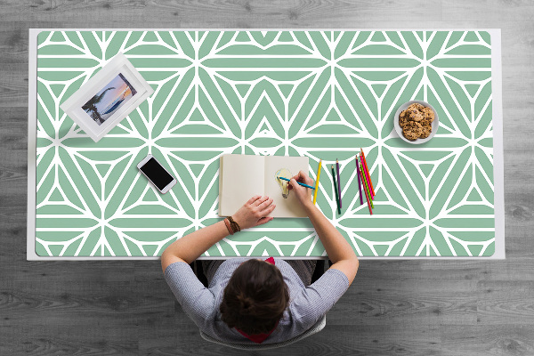 Full desk protector geometric shapes