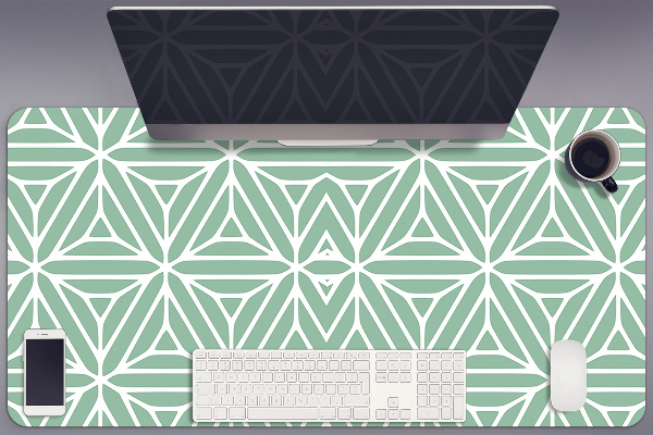 Full desk protector geometric shapes