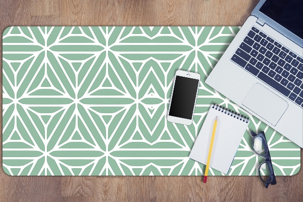 Full desk protector geometric shapes