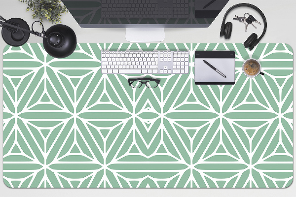 Full desk protector geometric shapes