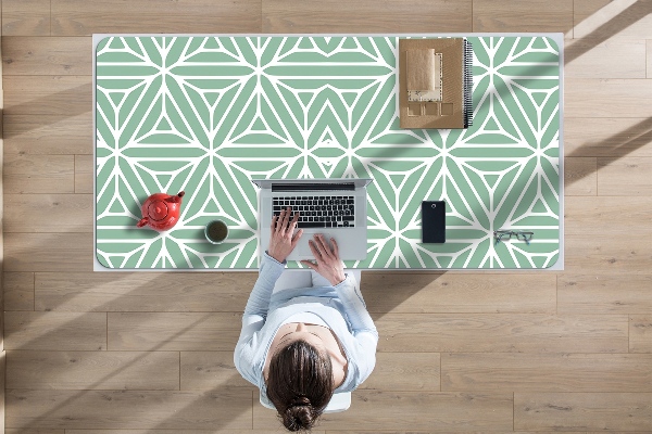 Full desk protector geometric shapes