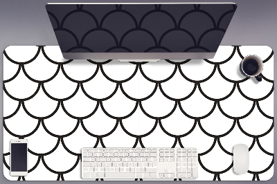 Full desk pad Fish scale pattern