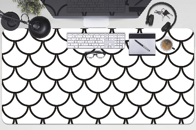 Full desk pad Fish scale pattern