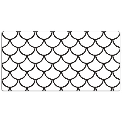 Full desk pad Fish scale pattern