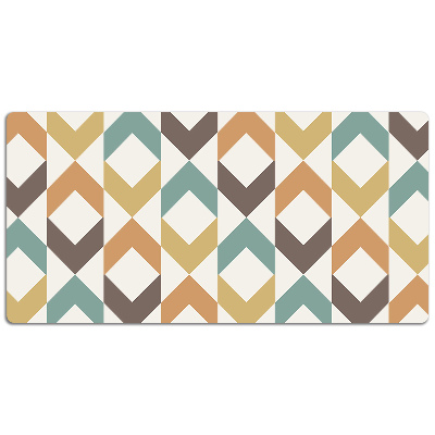 Full desk mat retro shapes