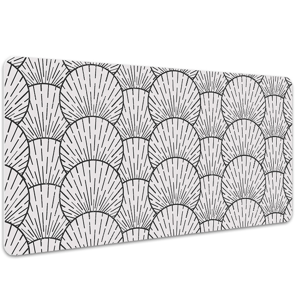 Full desk mat shells marine