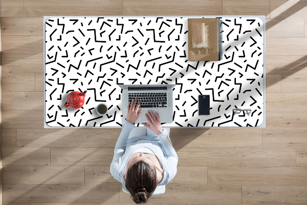 Full desk pad geometric pattern