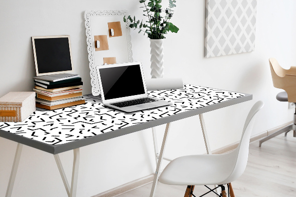 Full desk pad geometric pattern
