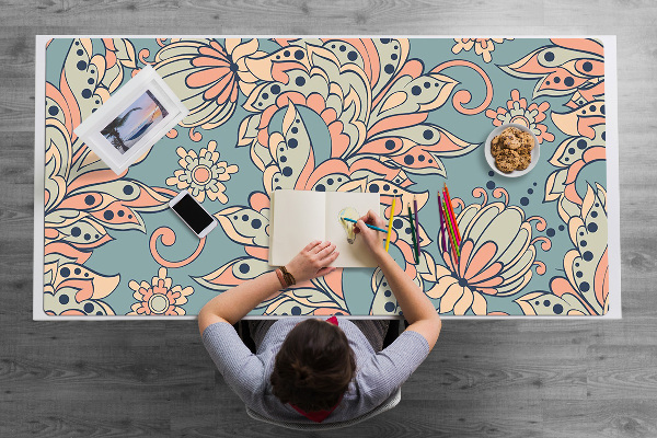 Full desk mat fairytale flowers