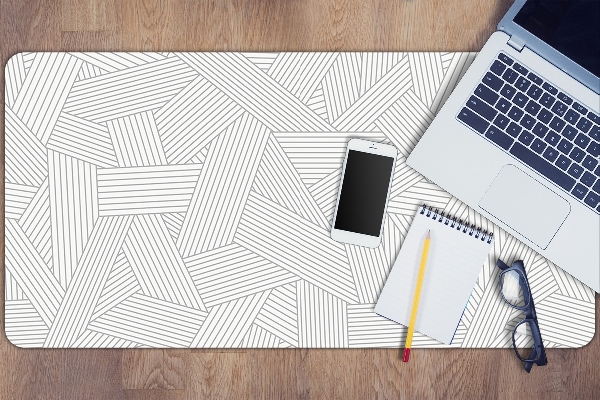 Large desk mat table protector pattern ornament