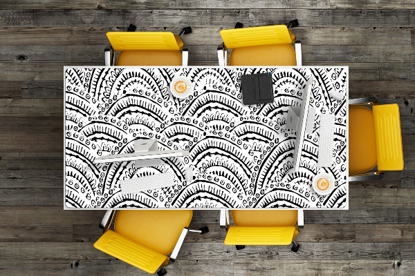 Full desk pad abstract pattern