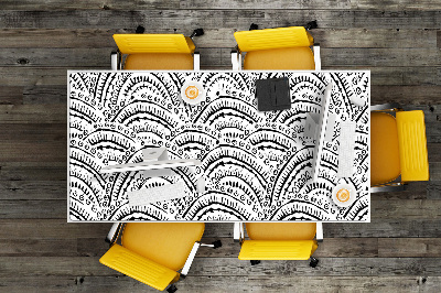 Full desk pad abstract pattern